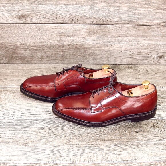 * NIB * $395 Allen Edmonds DAWSON 8.5 D Chili * Factory 2nds * add $15 new Trees main image 5